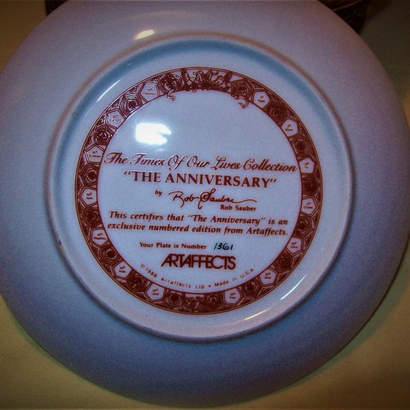 (*)*** The ANNIVERSARY *** Plate - - Picture 2 of 2
